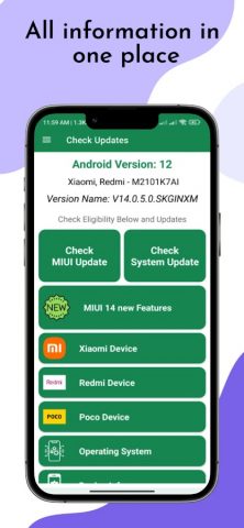 Miui 14 update info для Android — скриншот 1