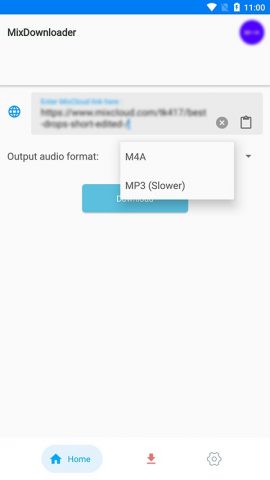 MixDownloader — Save Mp3 Mix для Android — скриншот 1