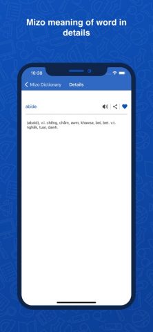 Mizo Dictionary : Translator для iOS — скриншот 3