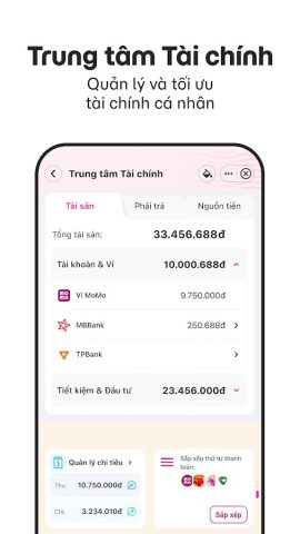 MoMo-Trợ Thủ Tài Chính với AI для Android — скриншот 5