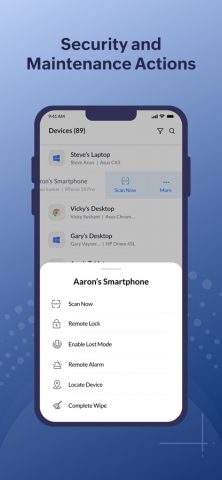 Mobile Device Manager Plus для iOS — скриншот 3