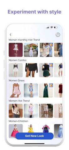 Modeli: AI Stylist Try Outfits для iOS — скриншот 3