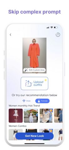 Modeli: AI Stylist Try Outfits для iOS — скриншот 4