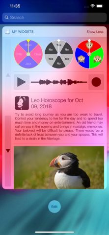 Мои виджеты для iOS — скриншот 5