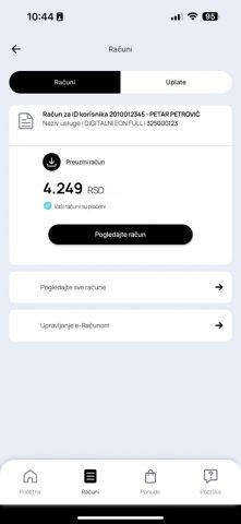 Moj SBB для iOS — скриншот 2