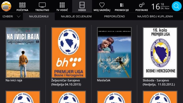 MojaTV — BH Telecom для iOS — скриншот 4