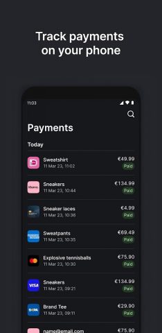 Mollie для Android — скриншот 2
