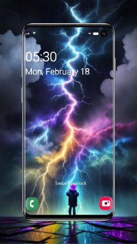 Молния Обои для Android — скриншот 2