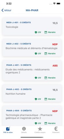 MonULB для iOS — скриншот 3