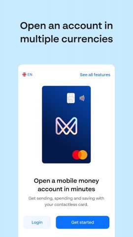 Monese — A banking alternative для Android — скриншот 1