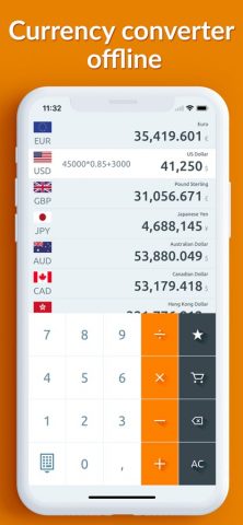 Money Conversion Calculator для iOS — скриншот 2