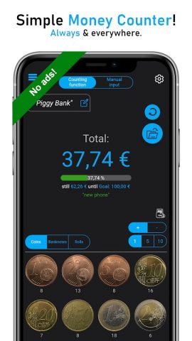 Money Counter для Android — скриншот 1