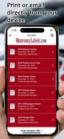 MonroneyLabels.com для iOS — скриншот 2