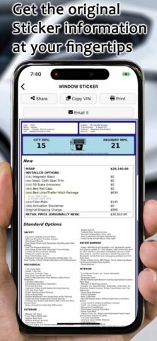 MonroneyLabels.com для iOS — скриншот 3