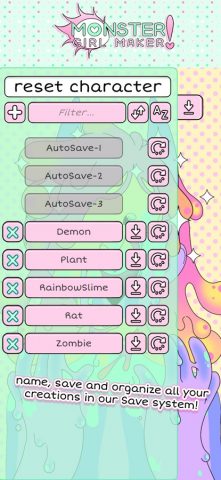 Monster Girl Maker для iOS — скриншот 5