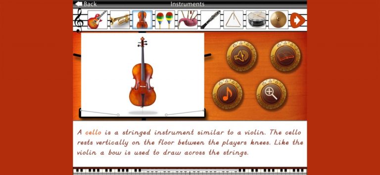 Montessori Musical Instruments для iOS — скриншот 3