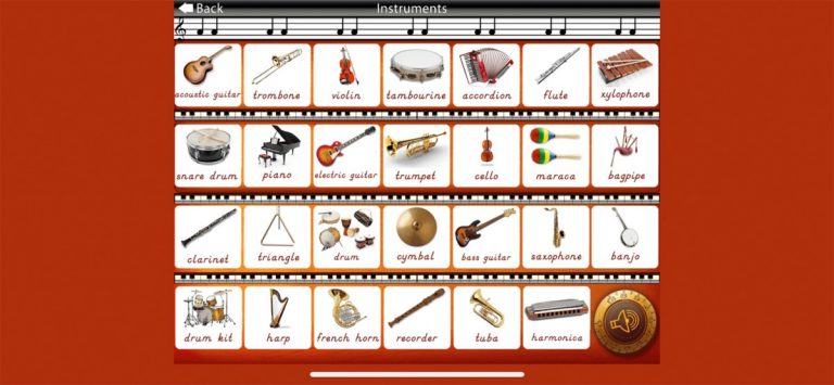 Montessori Musical Instruments для iOS — скриншот 4