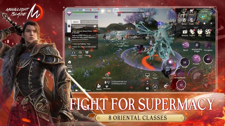 Moonlight Blade M для Android — скриншот 2