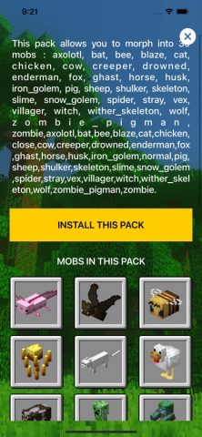 Morph Mod — Mods for Minecraft для iOS — скриншот 3