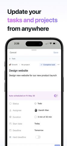 Motion: Tasks & AI Scheduling для iOS — скриншот 3