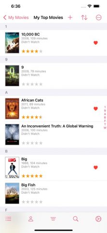 MovieBuddy для iOS — скриншот 1