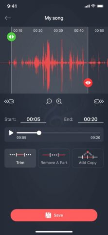 Mp3 Cutter — обрезать музыку для iOS — скриншот 2