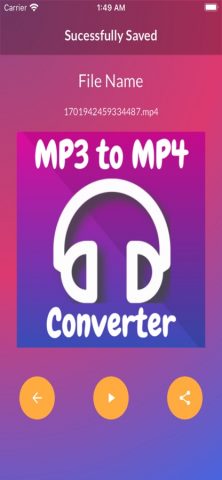 Mp3 to Mp4 Converter — скриншот 5