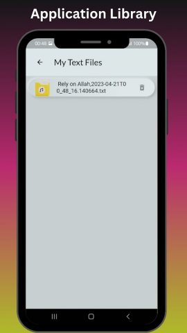 Mp3 to Text Converter для Android — скриншот 2