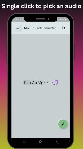 Mp3 to Text Converter для Android — скриншот 4