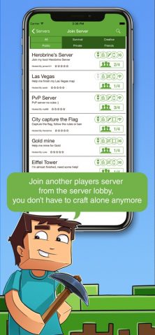 Multiplayer for Minecraft PE — скриншот 2