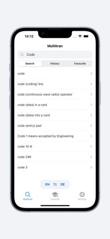 Мультитран для iOS — скриншот 3