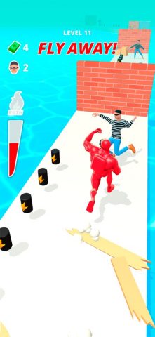 Muscle Rush: Качок пора бежать для iOS — скриншот 1