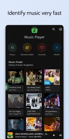 Music Finder для Android — скриншот 1