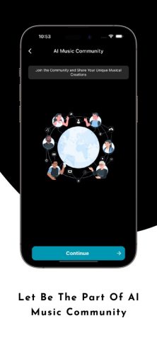 Музыка Мелодия генератор-ИИ для iOS — скриншот 2