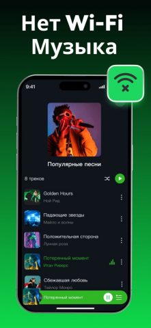 Музыка Оффлайн : Аудио Плеер для iOS — скриншот 2