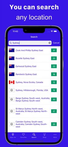 My AQI Air Quality & Pollution для iOS — скриншот 4