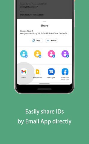 My Device IDs: GSF GAID viewer для Android — скриншот 2