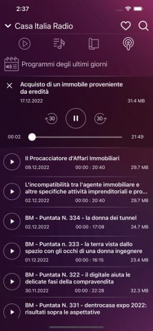 My Radio Online — Italia для iOS — скриншот 5