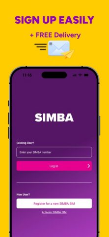 My SIMBA для iOS — скриншот 1