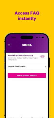 My SIMBA для iOS — скриншот 4