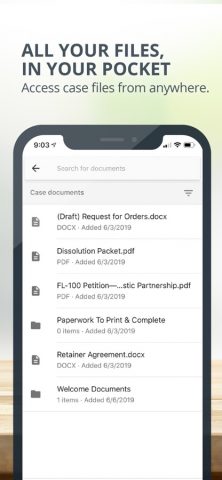 MyCase для iOS — скриншот 3