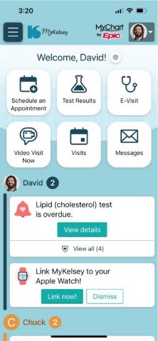 MyKelsey для iOS — скриншот 1