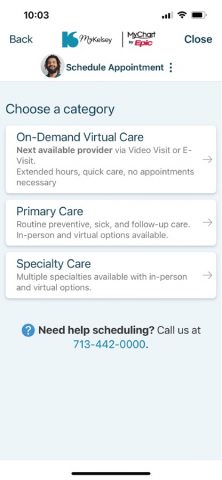 MyKelsey для iOS — скриншот 3