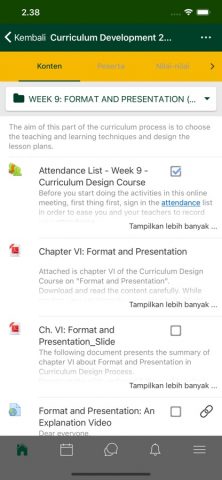 MyKlass Pendidikan Bahasa UMY для iOS — скриншот 3