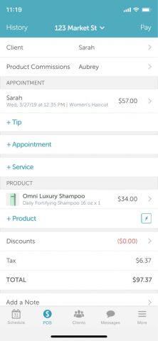 MyTime Scheduler for Merchants для iOS — скриншот 2
