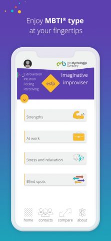 Myers-Briggs для iOS — скриншот 2
