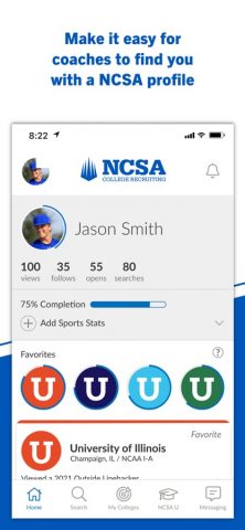 NCSA Athletic Recruiting для iOS — скриншот 2