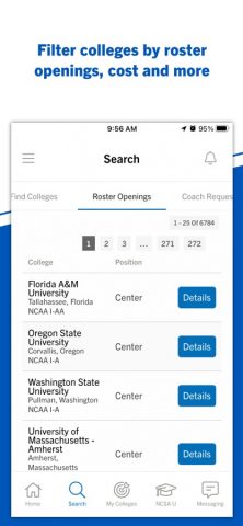NCSA Athletic Recruiting для iOS — скриншот 4