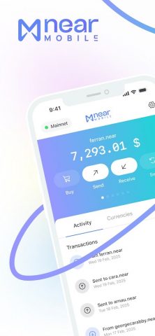 NEAR Mobile — Crypto Wallet для Android — скриншот 1