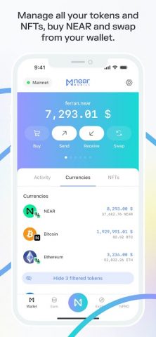 NEAR Mobile — Crypto Wallet для Android — скриншот 3